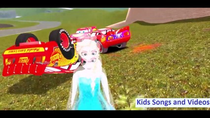 Nursery Rhymes Spiderman dancing, 100 Lightning McQueen Disney Cars 2 | Cartoon for kids