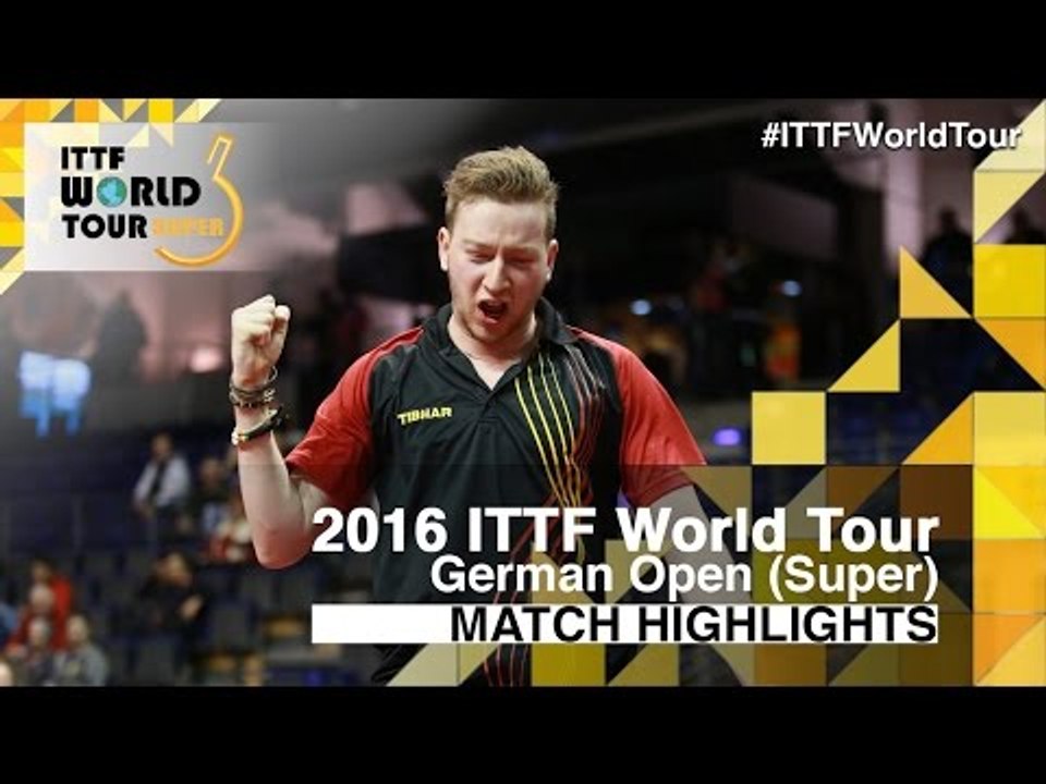 German Open 2016 Highlights: GACINA Andrej vs DEVOS Robin (Pre)