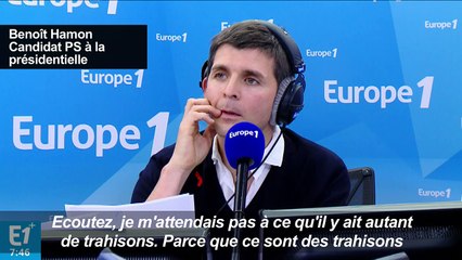 Hamon ne s'"attendait pas à autant de trahisons"