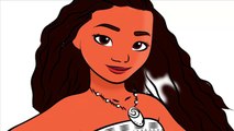 Coloring Pages Disney Princess Of The Pacific MOANA Coloring Book Videos For Children