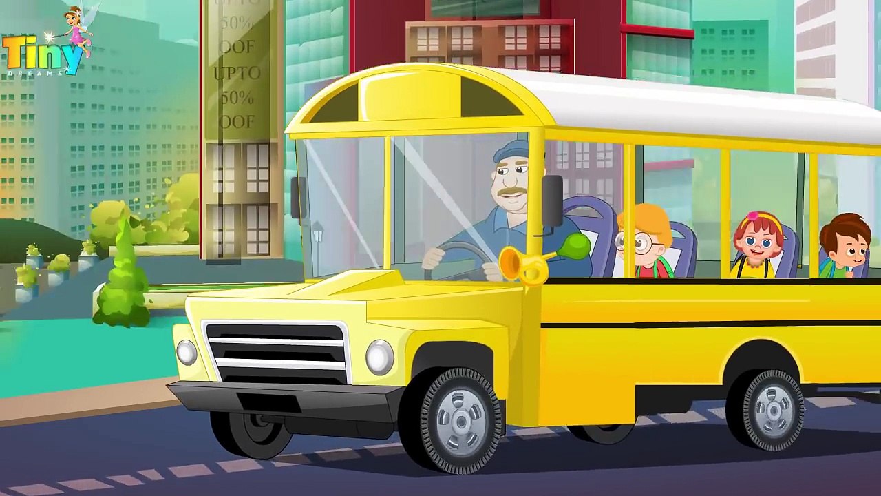 Wheels on the bus go round and round | Part 3| Baby songs | Nursery rhymes | Kiddiestv