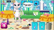 Baby Angela Room Cleaning | Angela Gameplay | My Talking Tom My Talking Angela Games To Pl