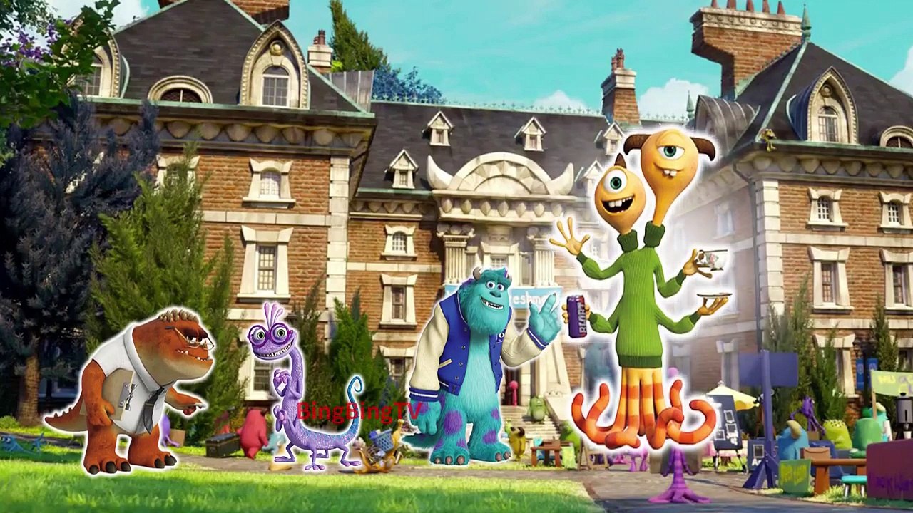 Monsters University Finger Family Nursery Rhymes Lyrics