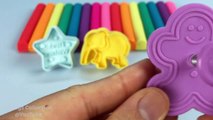 Learn Colors Play Doh Modeling Clay Peppa Pig, Popsicle, Ice Cream, Elephant Cookie Cutter