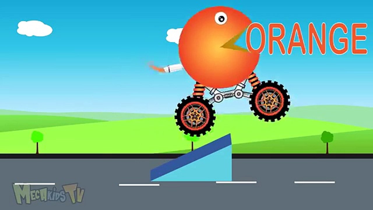 Узнайте цвета с Разносчик мультфильм принимать пищу м и Добрее сюрприз Яйца Дети обучение коло