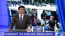 Akhirnya! Pengemudi Angkutan Kota dan Ojek Online Damai Bersama