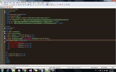 Lophocvitinh.COM***Tự học Bootstrap - Phần cơ bản - Bài 20 - Menu TAB và Menu Pill