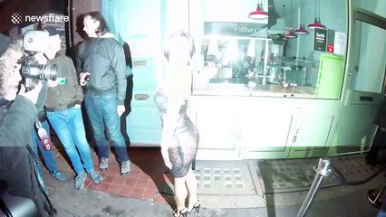 Demi Rose Mawby arrives at Sixty6 party in very revealing dress