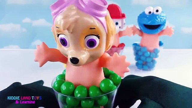 Банка банк Лучший Лучший Конфеты цвета для Гамбол в в в в дитя Узнайте обучение машина патруль лапа лисица Игрушки видео