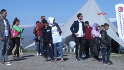 Adana Engelli Çocuklar Yamaç Paraşütüyle Uçtu
