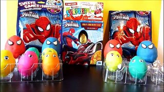 20 Surprise eggs kinder Play-Doh Peppa Pig Thomas spiderman MAXI compilation HD