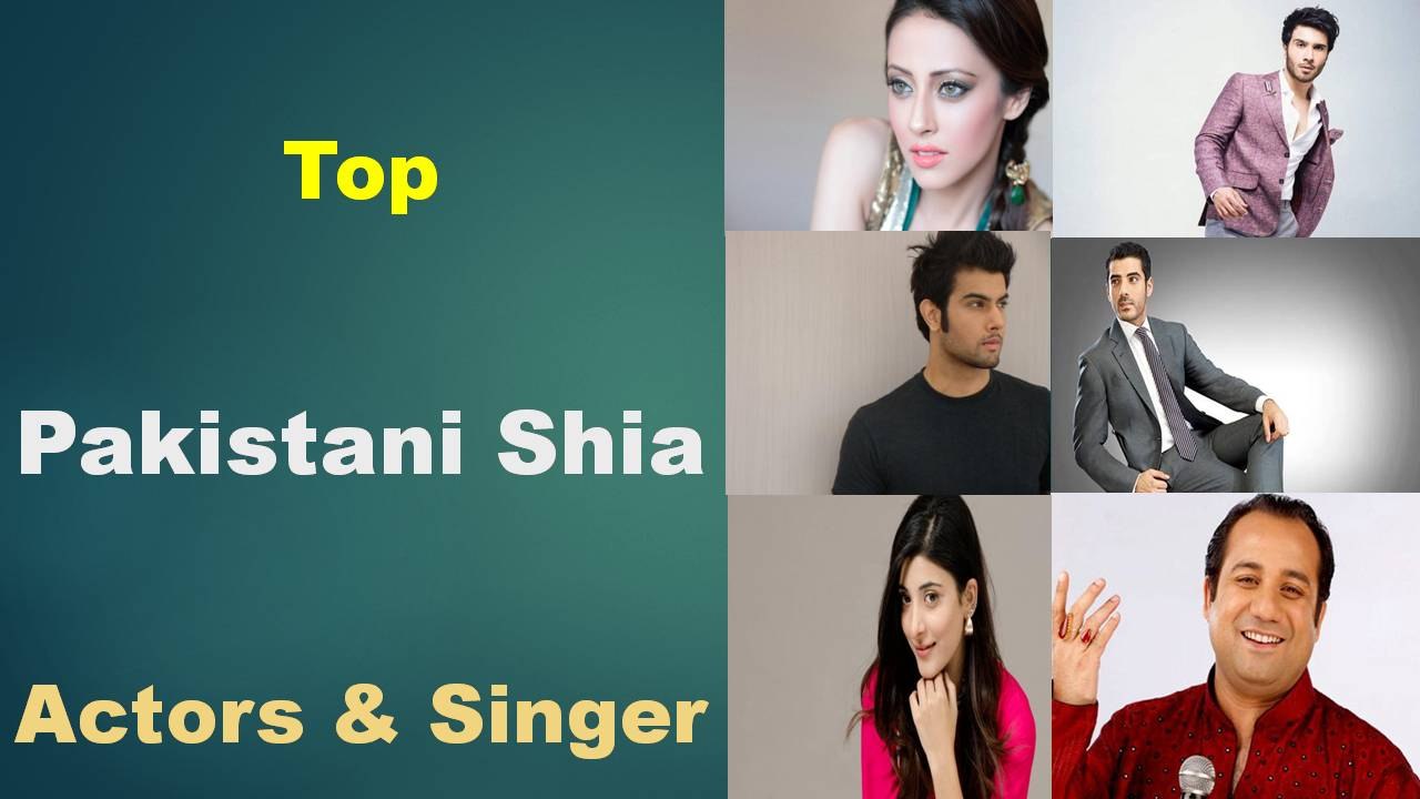 Top Pakistani Shia Actors and Singer