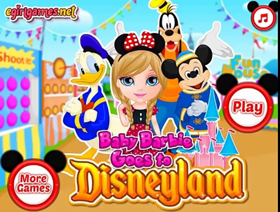 Детка ребенок Барби для игра Игры девушки идет Онлайн Кому Это видео disneyland