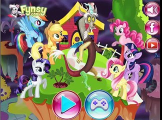 My Little Pony Transforms - Color Swap Princess Luna Celestia Discord MLP - Coloring Video