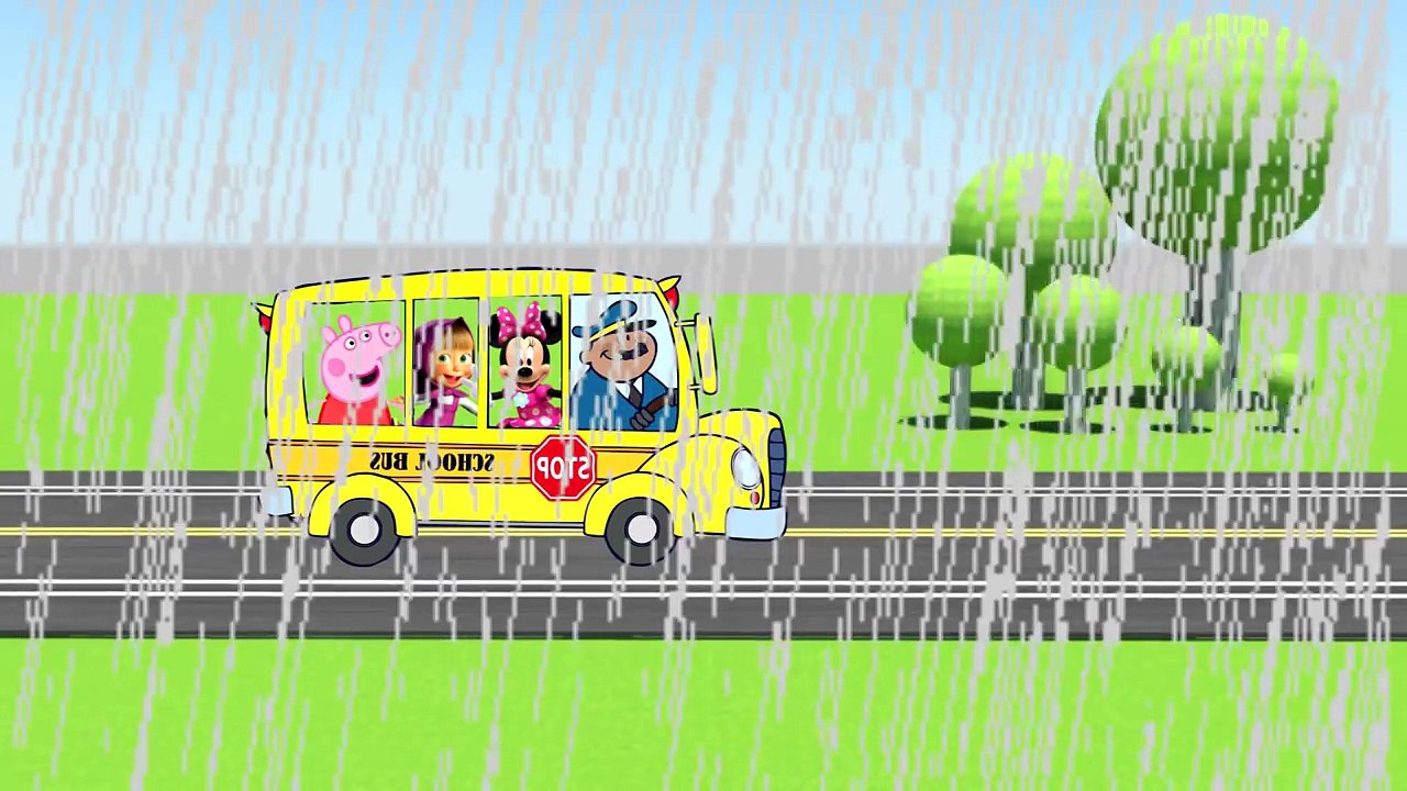Wheels on the bus & nursery rhymes songs with lyrics and action