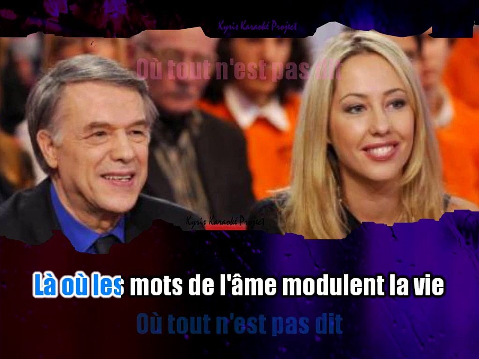 Salvatore Adamo & Amélie Adamo - T'aimer quelque part KARAOKE / INSTRUMENTAL