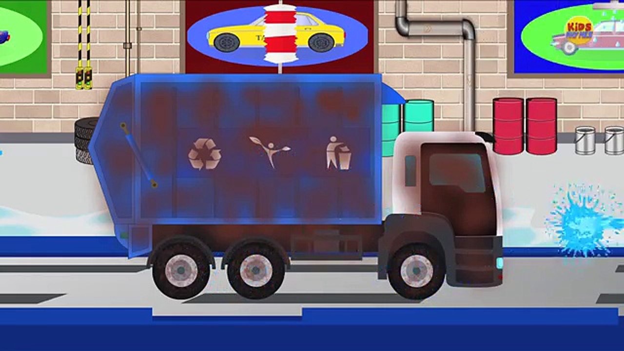 Мусор грузовая машина автомобиль мыть транспортных средств для Дети