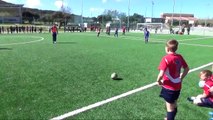 This Incredible Free kick from that 10 years old kid