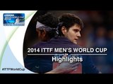 2014 Men's World Cup Highlights: OVTCHAROV Dimitrij vs ACHANTA Sharath Kamal (Quarter Final)