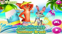 Zootopia Summer Break - Judy Hopps and Nick Wilde Dress Up Game for Kids