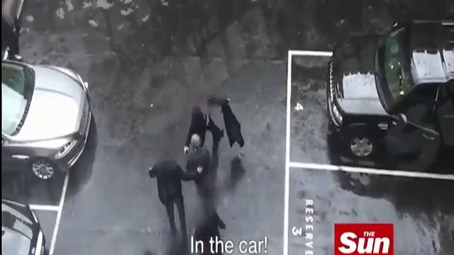 İngiltere Başbakanı'nın kaçış anı