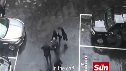 İngiltere Başbakanı'nın kaçış anı