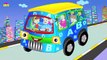 Колеса на в автобус перейти тур и тур анимация Дети песни питомник рифмы для ребенок