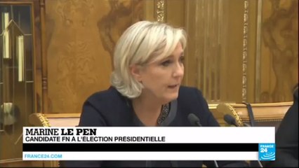 Marine Le Pen : "j'ai toujours pris position contre les sanctions qui ont frappé la Russie"
