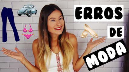 OS PIORES ERROS DE MODA