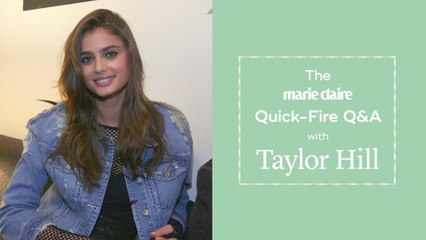 Marie Claire UK - Tylor Hill Fire Q&A