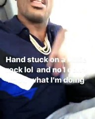 Meek Mill Shows Off Broken Arm & Cast To Fans: From Heated Airport Altercation? Watch