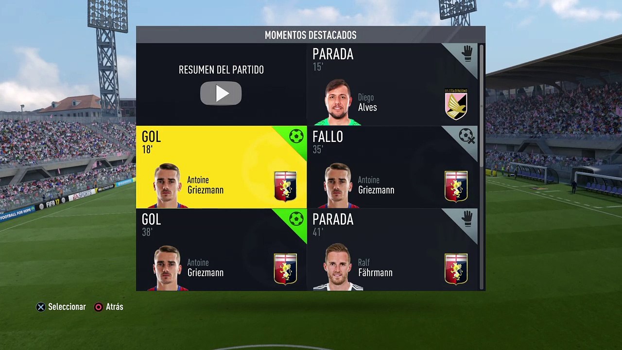 Griezman vs Palermo x3