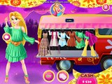 Disney Princesses Hippie Fashion princess Rapunzel and Snow White Dress Up Game for kids G