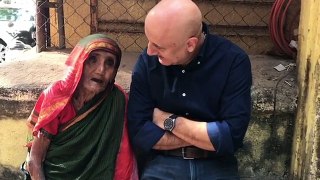 Anupam kher amazing actor had conversation with 85year old