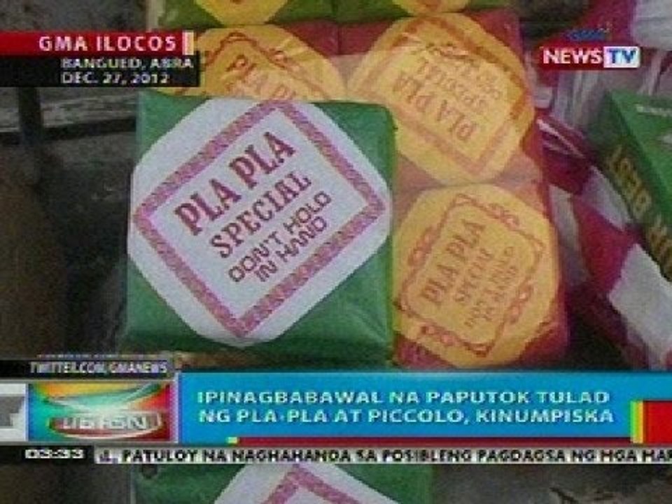 BP: Ipinagbabawal na paputok tulad ng pla-pla at piccolo, kinumpiska sa Ilocos
