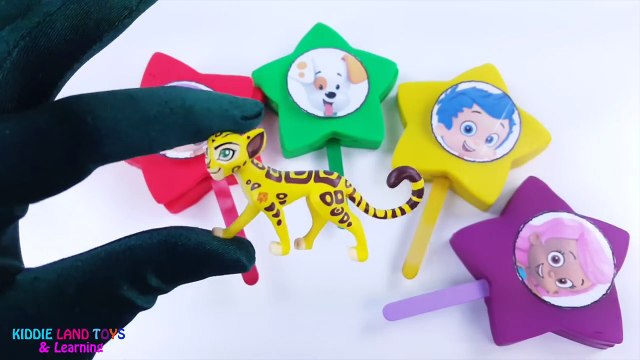 Best Learn Colors Video for Kids Bubble Guppies Play-doh Lollipops Peppa Pig Trolls Jumbo