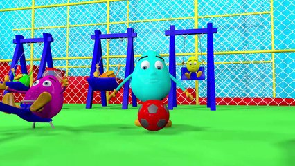 Indoor Playground Finger Family 3D for Kids, Learn Colors Surprise Eggs Nursery Rhymes Chi