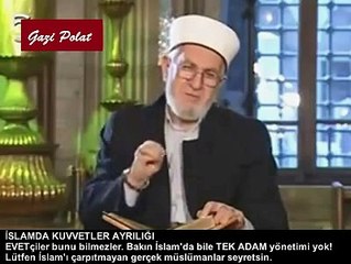 İSLAMDA KUVVETLER AYRILIĞI