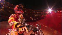 Historic Bike Flip in FMX competition - Red Bull X-Fighters Madrid 2014