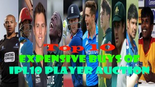 Top 10 expensive buys of IPL10 Player Auction