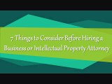 7 Things to Consider Before Hiring Intellectual Property