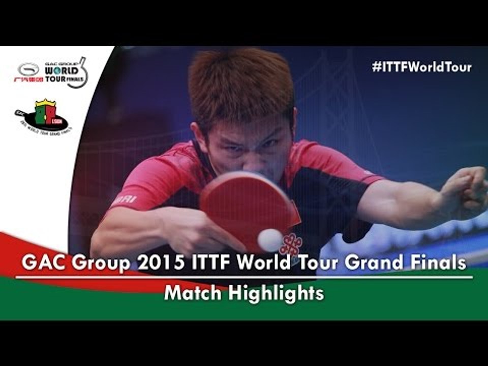 2015 World Tour Grand Finals Highlights: FAN Zhendong vs CHUANG Chih-Yuan (1/4)