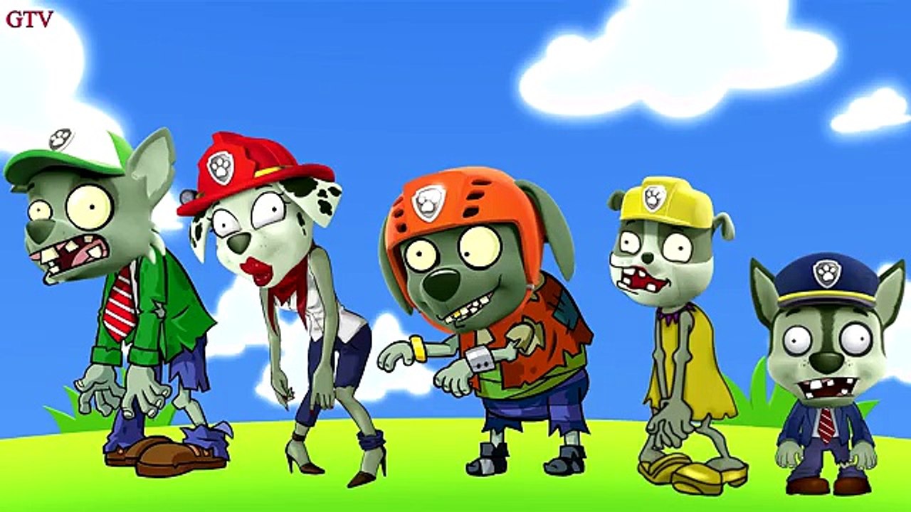 Paw Patrol Chase Ryder Marshall Rubble Skye Face OFF | Paw Patrol Finger Family Nursery