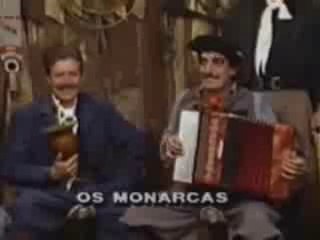 Quadro: ''Arquivos Gaúchos" Eurides Nunes, Vanerão Farroupilha, junto ao grupo Os Monarcas, Galpão Crioulo anos 80