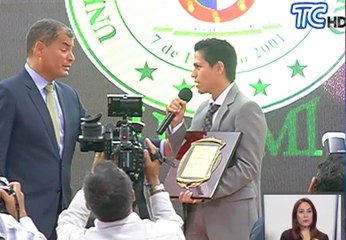 Charla magistral del presidente Correa en universidad de Milagro