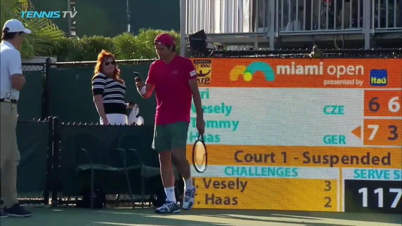 ATP Miami: un iguane s'invite sur le court en plein match