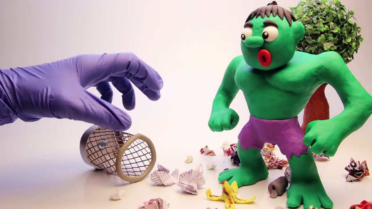 HULK SNAKE BABIES! Superhero Animation Episodes Play Doh Stop Motion
