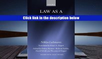 Audiobook  Law as a Social System (Oxford Socio-Legal Studies) Niklas Luhmann  FOR IPAD