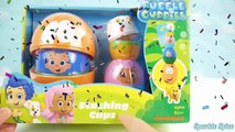 Learn Colors Play Doh Surprise Toys Bubble Guppies Stacking Cup Finger Family Nursery Rhym
