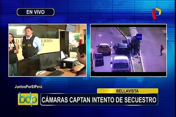 Bellavista: cámaras captan intento de secuestro a joven